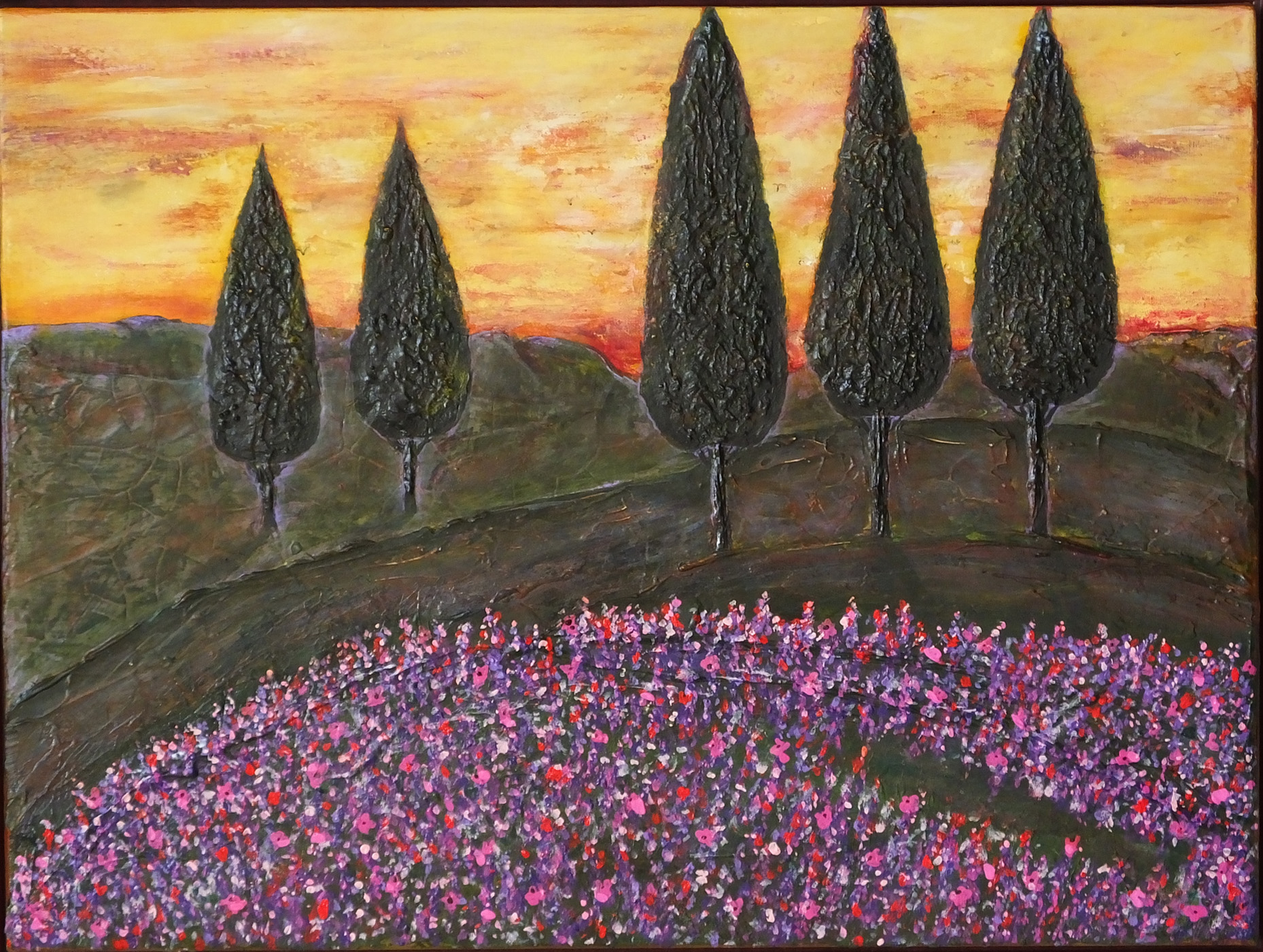 Painting: Tuscany by Lynda Pogue