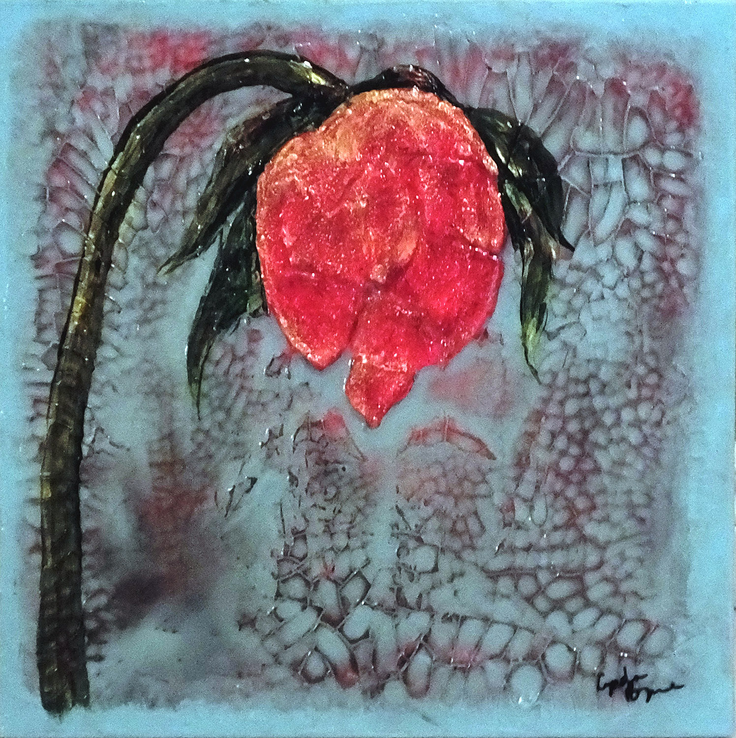 Painting: Exotic, by Lynda Pogue