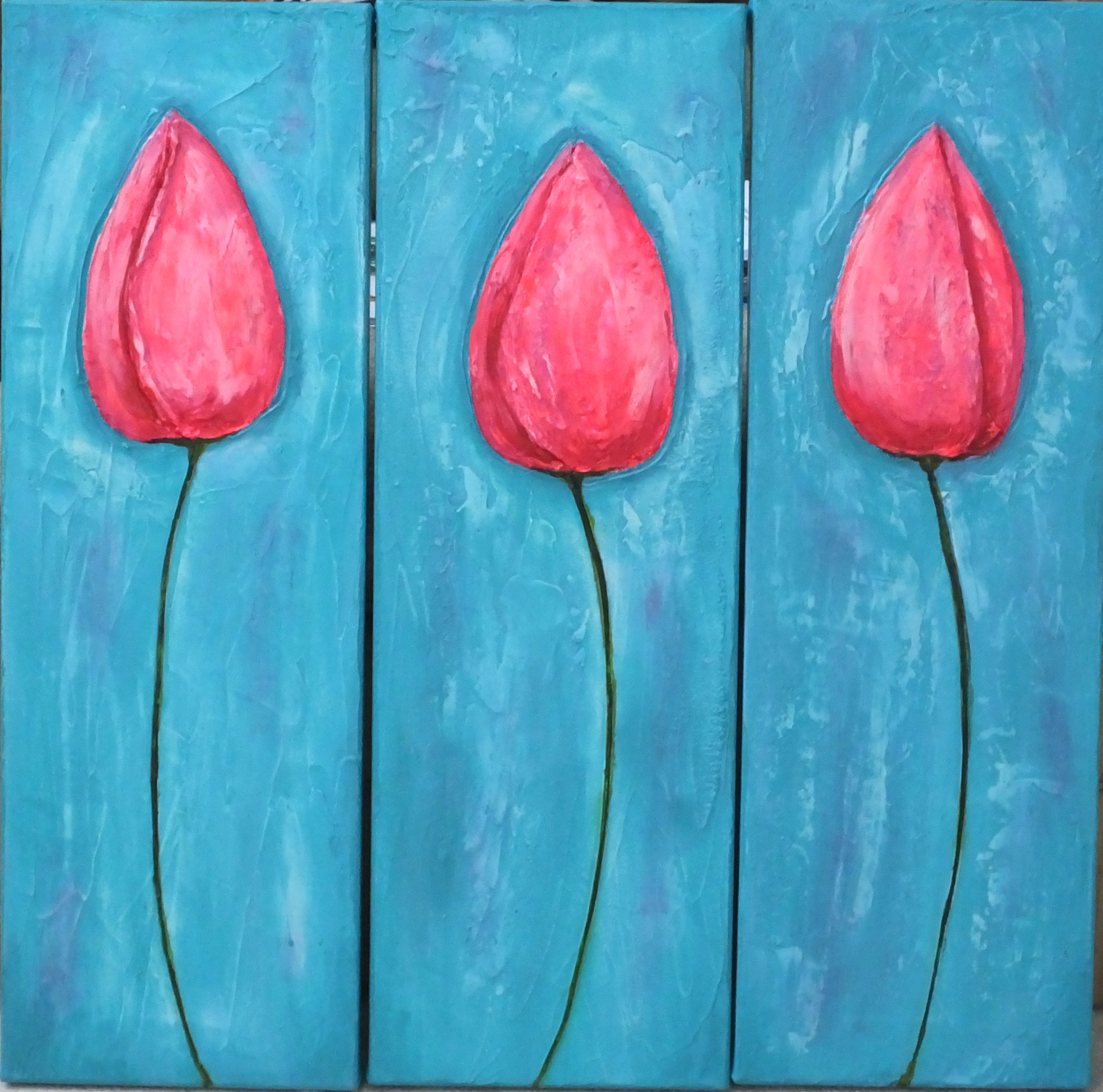 Painting: Three Amigos (Part Two), by Lynda Pogue