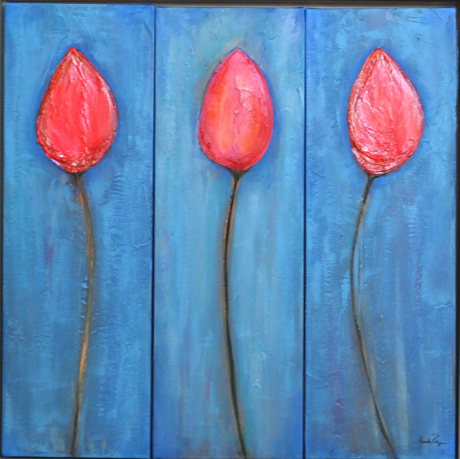 Painting: Three Amigos, by Lynda Pogue
